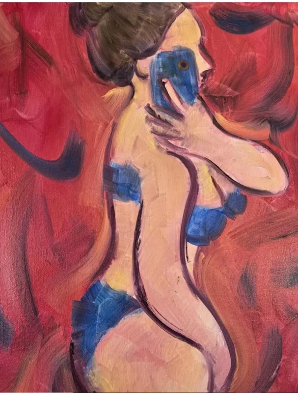 Self-examination Ⅲ by Anna-Oil painting-50×60㎝-Artishion