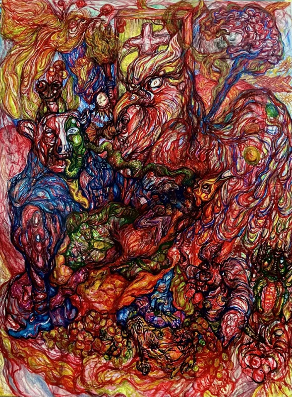 Contention by Ya Go Gongzi-Linen oil painting-Artishion