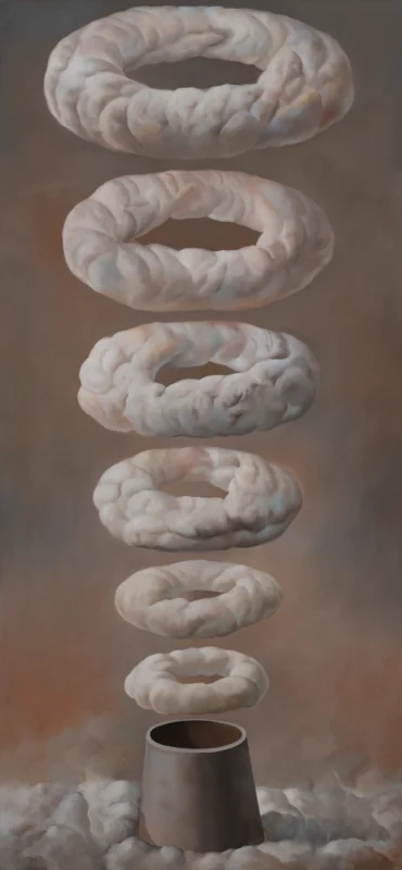 smoke-rings-by xiaoyongtao-Oil painting-60×130㎝-Artishion