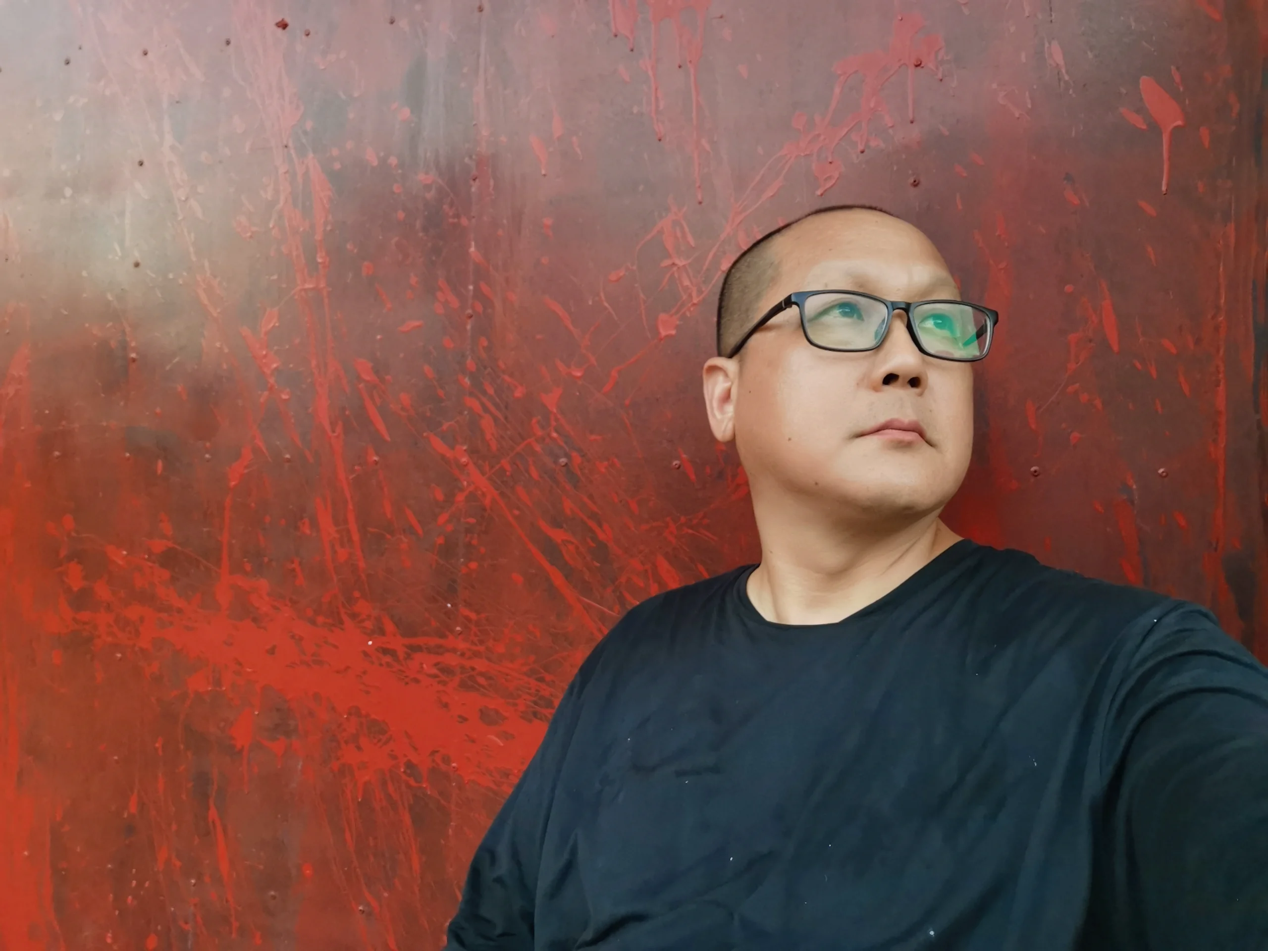 Ceramic panel painting artist XieQiang 解强 カイ・キョウ