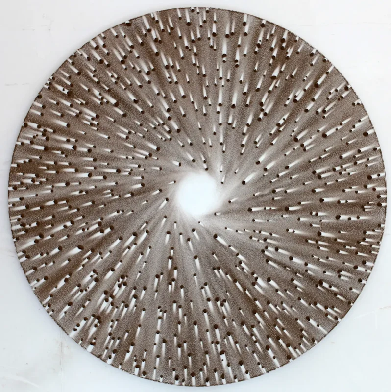 Flying-Sand-Series-No.19-Origin-Point-by-Ma-Yongqiang-Mixed-media-on-canvas,Φ150㎝-2018